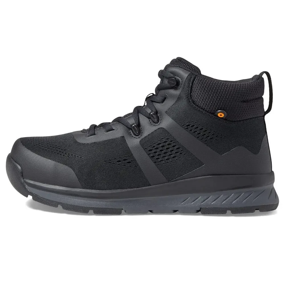 BOGS SANDSTONE KNIT MID TR COMPOSITE SAFETY TOE BLACK 11 B (M)